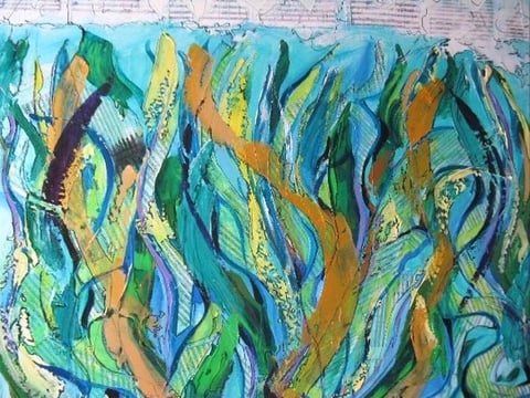 "Symphony No 2 Scherzo," painting by Caroline Tate