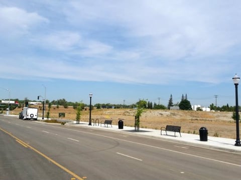 Here's where the future Kaiser Permanente hospital will be located at the downtown railyard. 