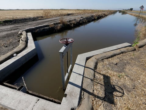 The California State Water Resources Control Board said it's proposing a fine of $1.5 million against the Byron-Bethany Irrigation District for allegedly taking water from a pumping plant after it was warned that there was not enough water.