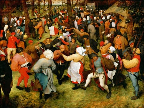 "The Wedding Dance" (1566), by Pieter Bruegel the Elder
