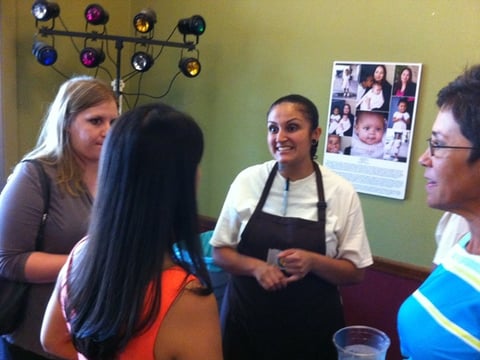Chef Tamara Kafka celebrates the opening of the second Plates2GO, this one opening on L Street in Sacramento.