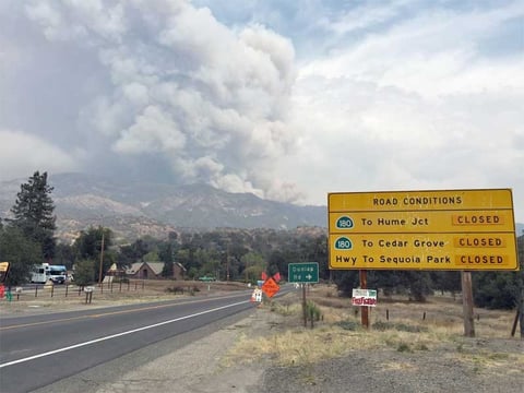 McKenzie Ridge near Dunlap Road on the Rough Fire, as seen Saturday, Sept. 12, 2015.