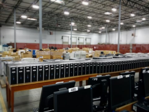 A Department of General Services' warehouse in Sacramento holds items for auction.