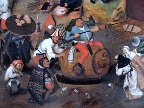 "Carnival Combat," by Pieter Bruegel the Elder (16th century)