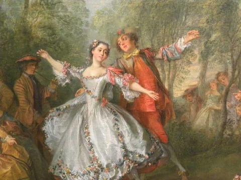 "La Camargo Dancing," by French artist Nicolas Lancret (1690-1743)