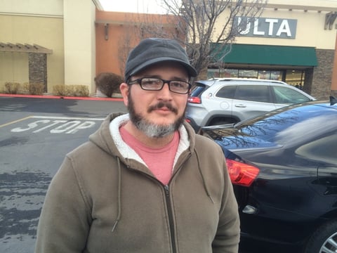 Brennan Paterson, 34, is an independent voter who wanted to caucus for Bernie Sanders - but didn't, because he did not want to register as a Democrat.