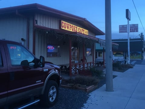 The Cowpoke Cafe in Lovelock, Nev., is a pre-dawn gathering spot for the mostly conservative ranchers, farmers and miners who call Pershing County home.