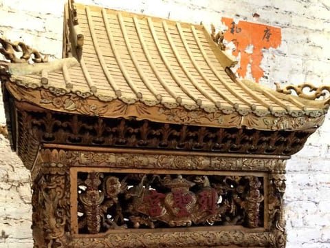 An altar likely made in the 1800s is irreplaceable, according to Bok Kai project manager Heather Young.