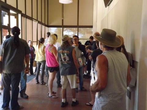 Growers signing up in Calaveras County to cultivate marijuana.