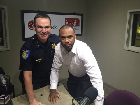 Sacramento Police Chief Sam Somers (left) and Pastor Les Simmons (right)  discuss the recent violence and protests around the country on Insight With Beth Ruyak.