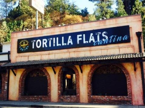 A married-couple who operate businesses in Bodega Bay have reopened the well-known Placerville restaurant Tortilla Flats, which closed last year. The renovated eatery is now called Tortilla Flats Cantina.