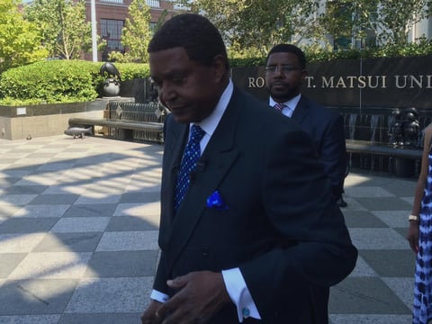 The attorney for the family of Joseph Mann, John Burris.