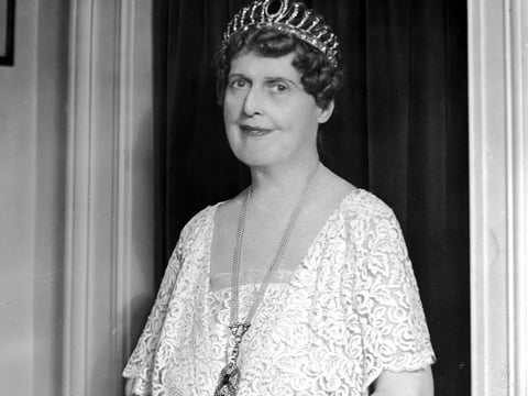 Florence Foster Jenkins, known for her lack of skill as a singer, photographed in the 1920s.