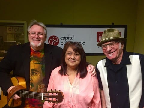 Left to right: Steve Homan, Francesca Homan, Tony Day