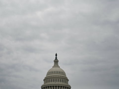 The rotunda of the Capitol during the inauguration of Donald Trump in January.