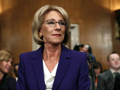 Education Secretary Betsy DeVos is one of the most controversial Cabinet picks in recent memory.