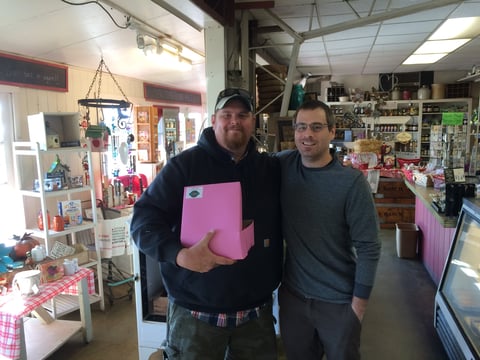 Josh Loweblein and David Glines spent part of the 1997 flood together as small children, and find themselves together again at Stephens Farmhouse in Yuba City during the evacuation for the Oroville Dam scare. 