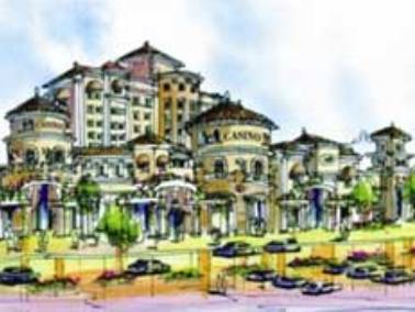 A rendering of the North Fork Rancheria Casion