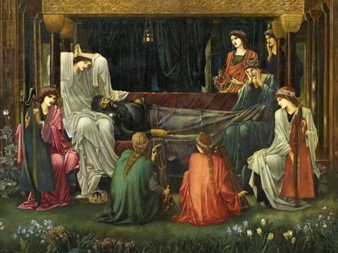 The Last Sleep of Arthur, by Edward Burne-Jones