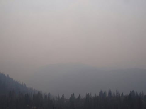 The Turtleback Dome and Air Quality camera from Yosemite National Park on Sept.6, 2017 at 3:20 p.m.