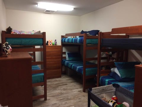 St. John's shelter says it tries to put two families in one room to allow the mothers to share housekeeping and daycare duties.