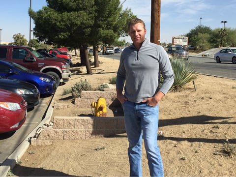 Former Assembly Republican Leader Chad Mayes in his San Bernardino County hometown of Yucca Valley.