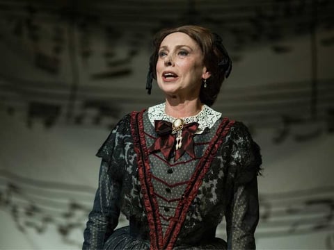 Gianna Paola Scaffidi in the Italian production, "Clara Schumann, Born Wieck"