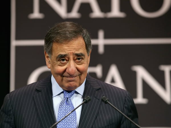 In this file photo, Defense Secretary Leon Panetta hold a news conference at the end of the North Atlantic Treaty Organization (NATO) Defense Ministers Meetings, Friday, Feb. 22, 2013, at NATO headquarters in Brussels, Belgium.
