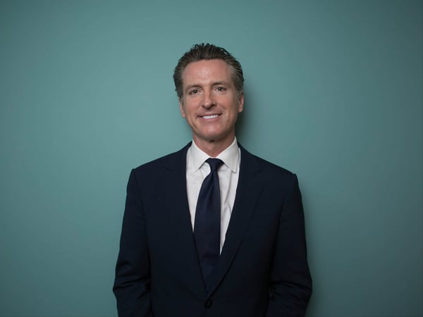 California Lt. Gov. Gavin Newsom.