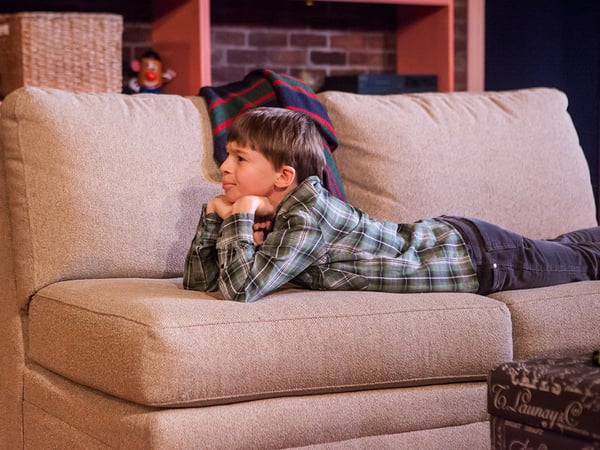 Miller Traum performs in the Sacramento Theatre Company's production of "Mothers and Sons." 