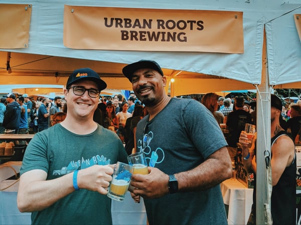 Urban Roots Brewing cofounder Peter Hoey and partner Rob Archie are poised to open Urban Roots Restaurant and Brewery in Sacramento on May 19.