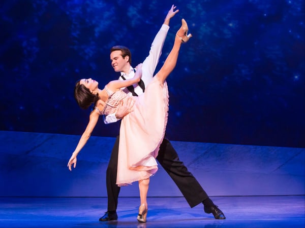 Allison Walsh and McGee Maddox in “An American in Paris” presented by Broadway Sacramento at the Community Center Theater May 16-27, 2018. 