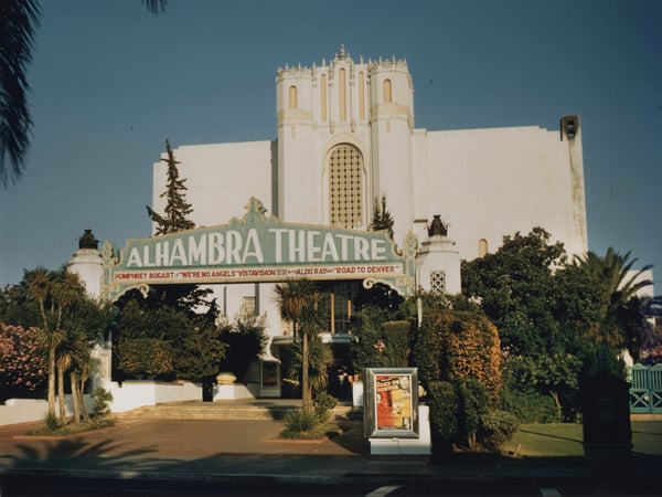 Sacramento's legendary Alhambra Theatre, pictured here in 1954, was demolished in 1973.