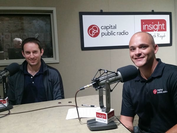 Capital Public Radio State Government Reporter Ben Bradford, left, and Environment Reporter Ezra David Romero, right, join Insight in studio to discuss the 2018 California primary election.