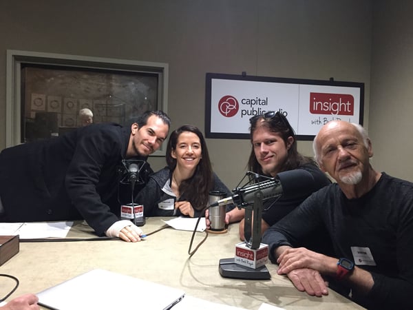 The cast of the Forgotten Theatre Company's production of "The Duchess of Malfi" in the Insight studio on June 20, 2018.