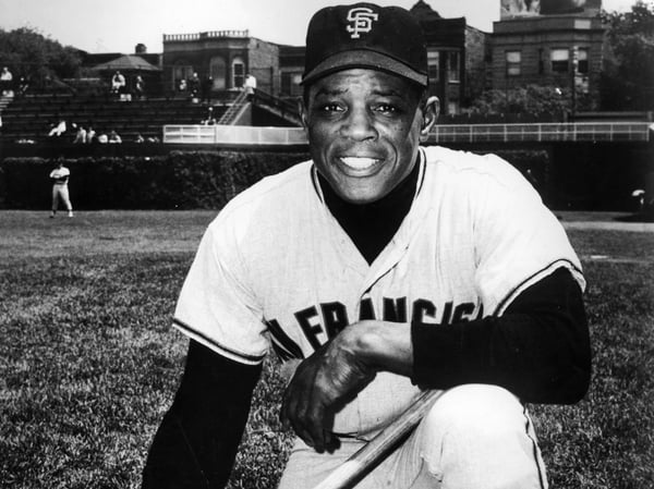 Willie Mays, circa 1962.