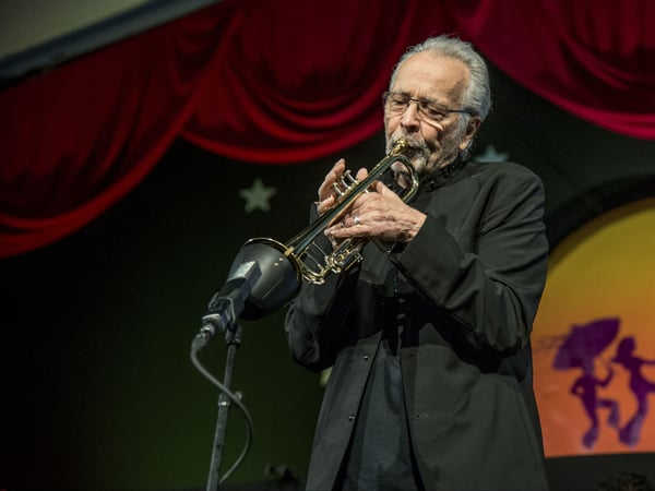 Herb Alpert performs at the New Orleans Jazz and Heritage Festival on Thursday, May 4, 2017, in New Orleans.