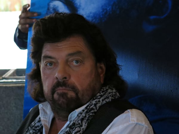 The British musician, producer and sound engineer Alan Parsons pauses during a press conference promoting his symphonic show, in Mexico City, Tuesday, June 19, 2018.