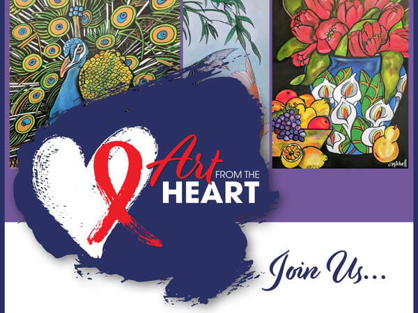 The Art From The Heart fundraiser to help young HIV positive students attend college takes place Sept. 29, 2018 at the Apothic Heart Tattoo Collective.