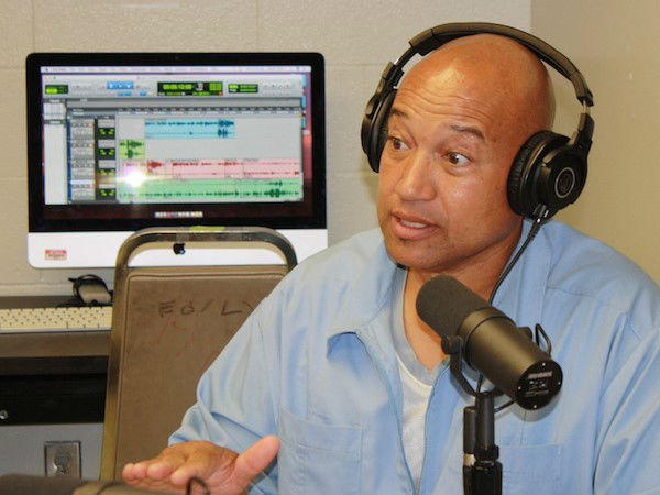 Damon L. Cooke, a student producer for "Uncuffed" and an inmate at Solano State Prison.