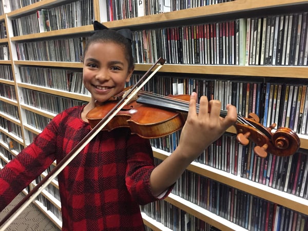 Ten-year-old Loomis resident Amaryn Olmeda has been playing the violin since she was four.
