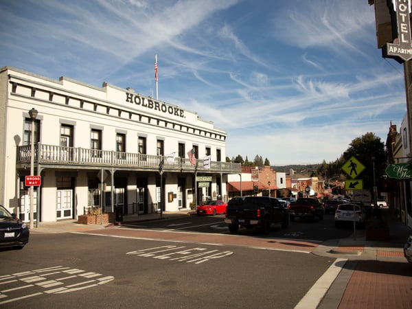 Grass Valley in Nevada County is one of the foothill towns considered  “very high fire risk” by Cal Fire.