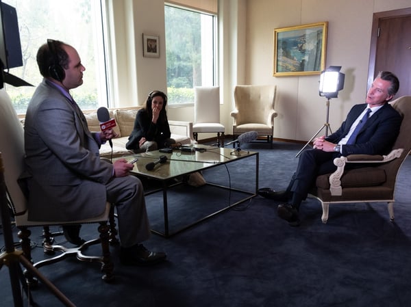 CapRadio Capitol Bureau Chief Ben Adler interviews California Gov. Gavin Newsom about his first 100 days in office.