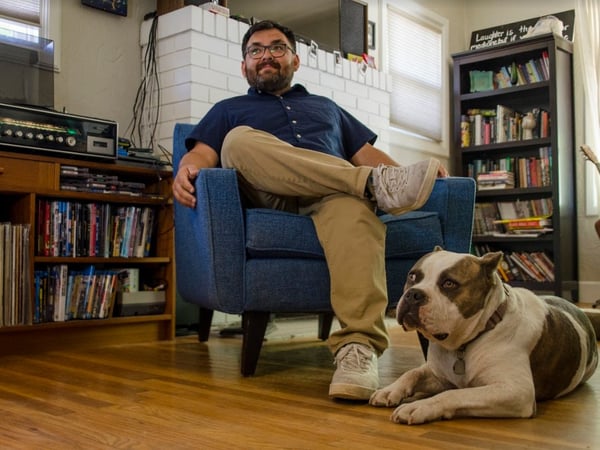 Johnny Flores, host of the Serious Talk. Seriously. podcast.