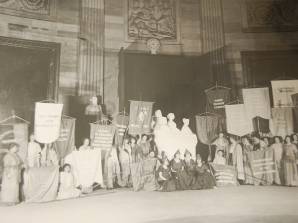 A celebration of Susan B. Anthony’s birthday in the 1920s.
