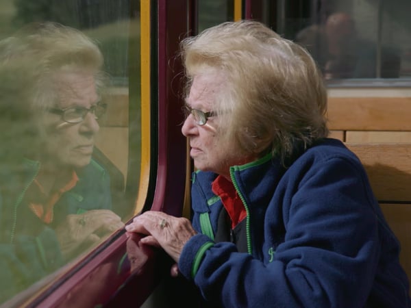 A film still from “Ask Dr. Ruth”