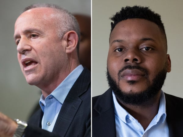 Sacramento Mayor Darrell Steinberg (left) and Stockton Mayor Michael Tubbs (right)
