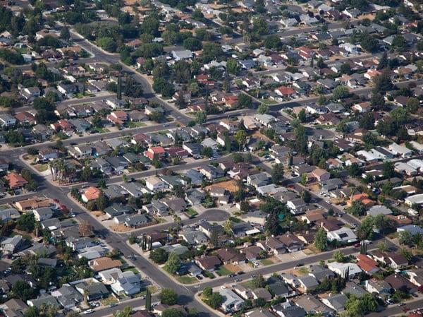 A neighborhood in Sacramento, Calif.