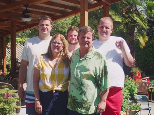 The Harrisons, a Sacramento-based family subject to the new documentary "Spectrum of Love"
