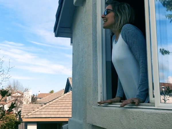 Chelsea Hart-Connor in her and husband Max Connor's parody of "Into the Unknown" from Frozen 2